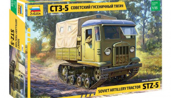 STZ-5 Soviet artillery tractor (1:35) - Zvezda