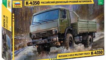 Model Kit military 3692 - Russian 2 Axle Military Truck K-4326 (1:35) - Zvezda