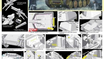 Model Kit military 6429 - Sd.Kfz.138/1 GESCHÜTZWAGEN 38 M für S.IG 33/2 (SMART KIT) (1:35)- Dragon