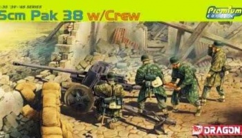 Model Kit military 6444 - 5cm PaK 38 w/CREW (1:35) - Dragon