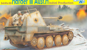 Sd.Kfz.138 MARDER III Ausf.M INITIAL PRODUCTION (SMART KIT) (1:35) Model Kit military 6464 - Dragon