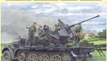 Model Kit military 6541 - Sd. Kfz.7/2 3,7 cm FLAK 36 ( SMART KIT) (1:35) - Dragon
