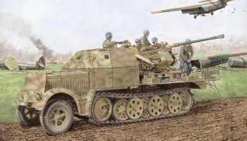 Sd.Kfz.7/2, 3.7cm FLAK 37 w/ARMOR CAB (2 in 1) (SMART KIT) (1:35) - Dragon