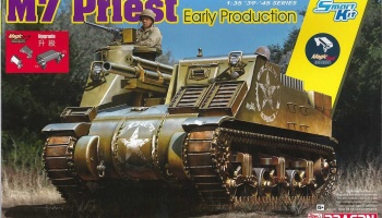 M7 Priest Early Production w/Magic Track (1:35) Model Kit military 6817 - Dragon