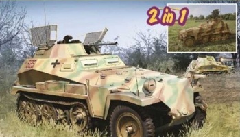 Model Kit military 6859 - Sd.Kfz.250/9 le.S.P.W. mit PANZERAUFBAU Sd.Kfz.250/Z (1:35) - Dragon