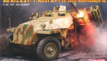 Model Kit military 6861 - Sd.Kfz.251/1 Ausf.D with 28/32cm Wurfrahmen 40 (1:35)