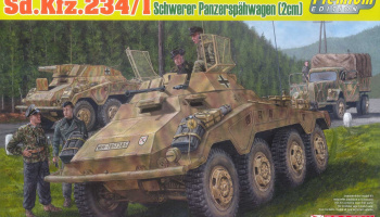 Sd.Kfz.234/1 schwerer Panzerspähwagen (2cm) (1:35) Model Kit 6879 - Dragon