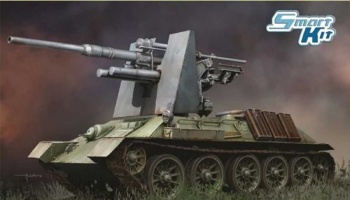 T-34 747(r) with 8.8cm FlaK 36/37 (1:35) Model Kit military 6986 - Dragon