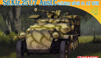 Sd.Kfz.251/22 Ausf.D w/7.5cm PaK 40 (1:72) - Dragon
