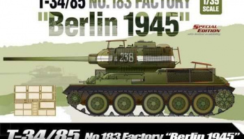 Model Kit tank 13295 - T-34/85 No.183 Factory "Berlin 1945" (1:35)