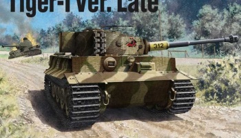 Model Kit tank 13431 - German Tiger I Version Late (1:72) - Academy