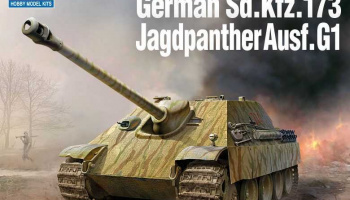 Model Kit tank 13539 - German Sd.kfz.173 Jagdpanther Ausf.G1 (1:35) - Academy
