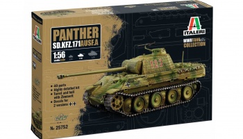 Model Kit tank 25752 - Sd. Kfz. 171 Panther Ausf. A (1:56) - Italeri