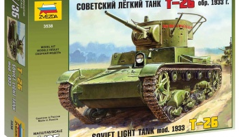 Model Kit tank 3538 - T-26 mod. 1933 (1:35) - Zvezda