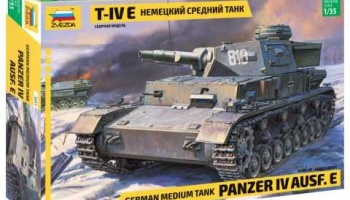 Model Kit tank 3641 - Panzer IV Ausf.E (1:35) - Zvezda