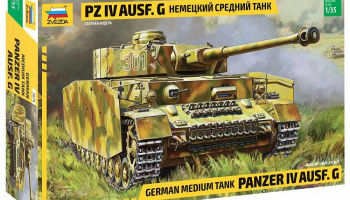Panzer IV Ausf.G (1:35) Model Kit tank 3674 - Zvezda