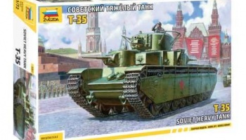 Model Kit tank 5061 - Soviet Heavy Tank T-35 (1:72) - Zvezda