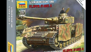 Model Kit tank 6240 - Panzer IV Ausf.H (1:100) - Zvezda