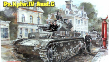 Pz.Kpfw.IV Ausf.C Model Kit tank 1/35 - Dragon