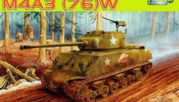 Model Kit tank 6325 - SHERMAN M4A3(76)W (PREMIUM) (1:35) - Dragon