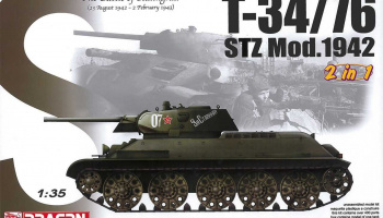 T-34/76 STZ MOD.1942 (1:35) Model Kit tank 6453 - Dragon