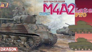 USMC M4A2 LATE PTO (2 in 1) (1:35) Model Kit tank 6462 - Dragon