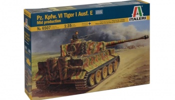 Model Kit tank 6507 - Pz.Kpfw.VI TIGER I Ausf.E mid production (1:35) - Italeri