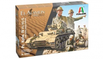 Model Kit tank 6593 - Pz. IV F1/F2/G with Afrika Korps (1:35)