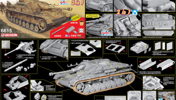 StuG.IV Early Production (2 in 1) (1:35) Model Kit tank 6615 - Dragon