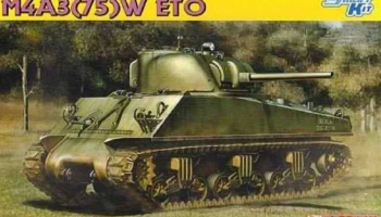 Model Kit tank 6698 - M4A3 75 (W) ETO (1:35) - Dragon