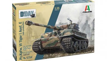 Model Kit tank 6754 - Pz.Kpfw.VI Tiger I Ausf.E late prod. (1:35) - Italeri