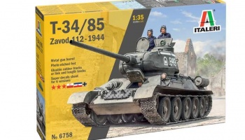 Model Kit tank 6758 - T34/85 Zavod 112 Mod. 1944 (1:35) - Italeri