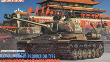 Model Kit tank - JS-2m UZTM PRODUCTION TYPE, CHINESE VOLUNTEER (1:35) - Dragon