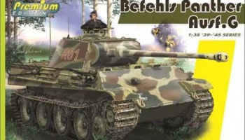 Model Kit tank 6841 - BEFEHLS PANTHER Ausf.G (1:35) - Dragon