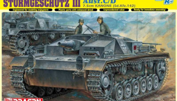 STURMGESCHÜTZ 7.5cm KANONE (Sd.Kfz.142) Ausf.C/D (Smart Kit) 1:35 Model Kit 6851 - Dragon