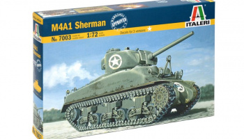 Model Kit tank 7003 - M4 SHERMAN (1:72) - Italeri