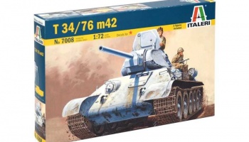 Model Kit tank 7008 - T 34/76 m42 (1:72) - Italeri