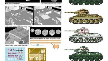 Model Kit tank 7277 - T-34/76 Mod.1943 (1:72) - Dragon