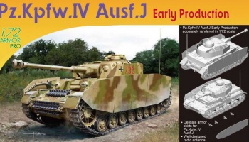 SLEVA   20% DISCOUNT - Pz.Kpfw.IV Ausf.J Early Production (1:72) – Dragon