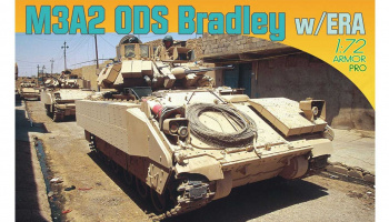 Model Kit tank M3A2 ODS Bradley w/ERA (1:72) - Dragon