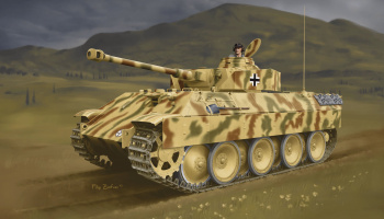 Model Kit tank 7508 - Berge-Panther mit aufgesetztem Pz.Kpfw.IV Turm als Befehlspanzer (1:72)