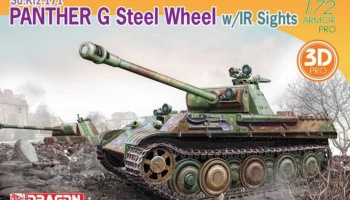 Model Kit tank 7697 - Panther G Steel Wheel w/IR Sights (1:72)