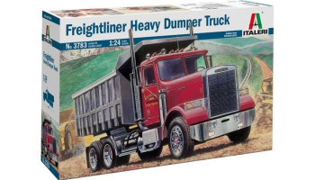 Freightliner Heavy Dumper Truck (1:24) Model Kit truck 3783 - Italeri
