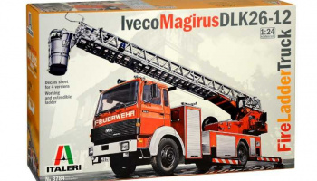 Model Kit truck 3784 - Iveco Magirus DLK 26-12 Fire Ladder Truck (1:24)