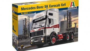 MERCEDES-BENZ SK EUROCAB 6x4 (1:24) Model Kit Truck 3924 - Italeri