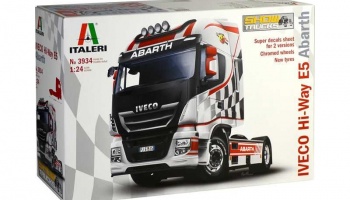 IVECO HI-WAY E5 ABARTH (1:24) Model Kit ruck 3934 - Italeri