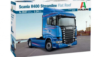 SCANIA R400 STREAMLINE Flat Roof (1:24) Model Kit Truck 3947 - Italeri