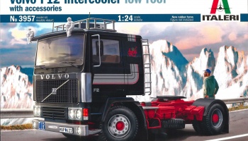 Volvo F-12 Intercooler (Low Roof) with accessories (1:24) Model Kit truck 3957 - Italeri