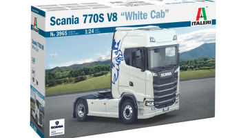 Scania S770 V8 "White Cab" (1:24) Model Kit truck 3965 - Italeri