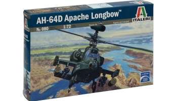 Model Kit vrtulník 0080 - AH-64 D APACHE LONGBOW (1:72) - Italeri